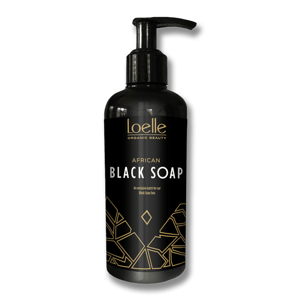 Loelle African Black Soap – flytande tvål